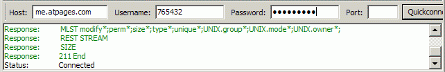 Host Username Password Quickconnect