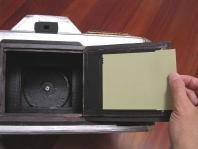 4 x 5 film in pinhole camera