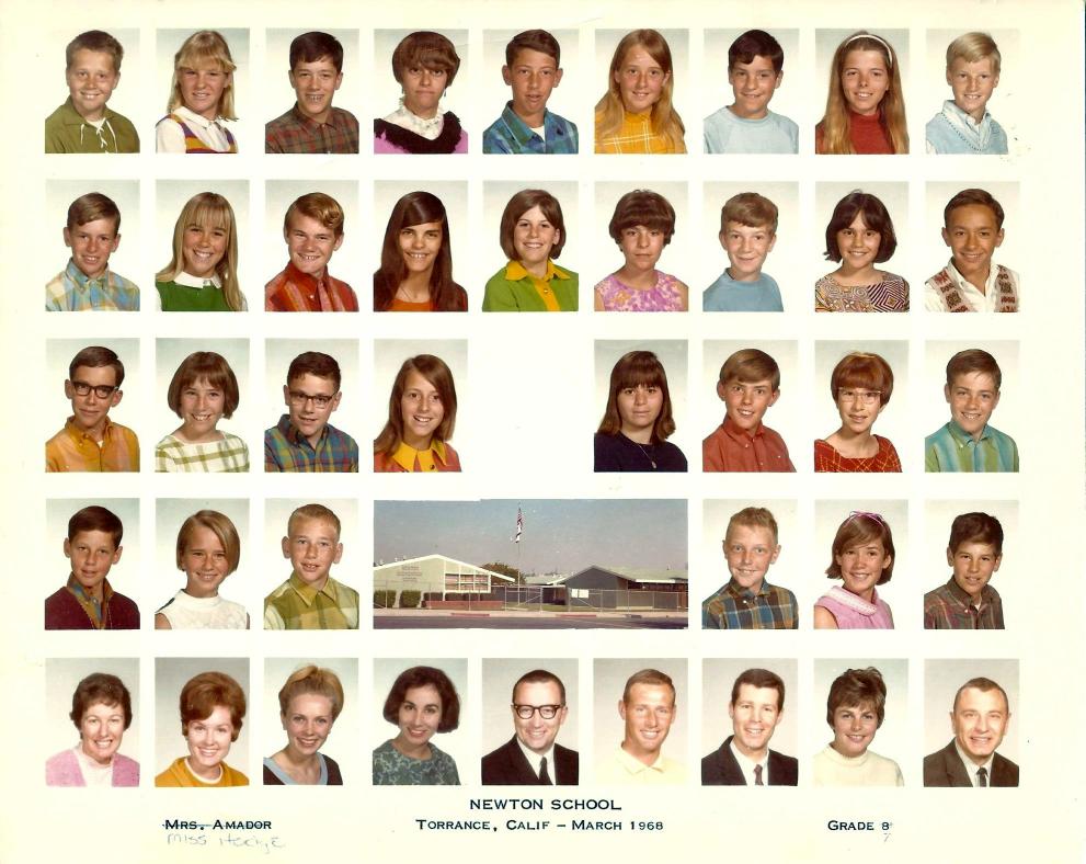 Newton Elementary
                  class photo 1968