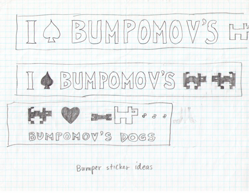 Bumpomov's Dogs bumper sticker ideas