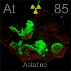 Astatine from Theo Gray's periodictable.com