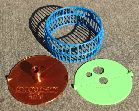 HelioTrak required 3D-printed parts