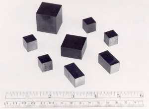 uranium cubes, Manhattan Project, 1940s