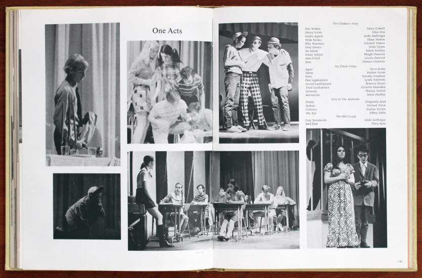 One-act plays at South High Torrance 1971