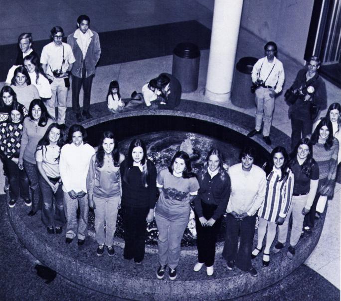 South High Torrance yearbook staff 1972