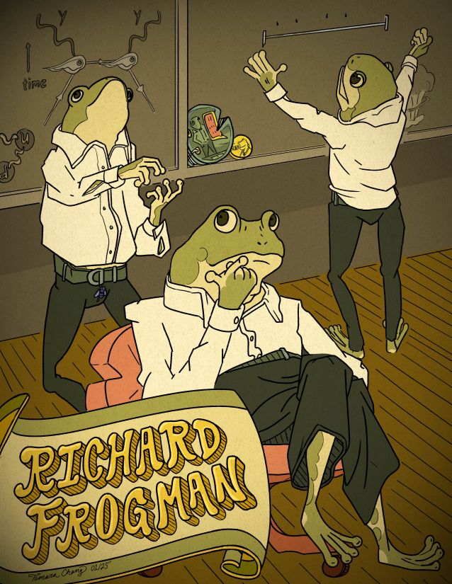 Richard P Feynman Frogman